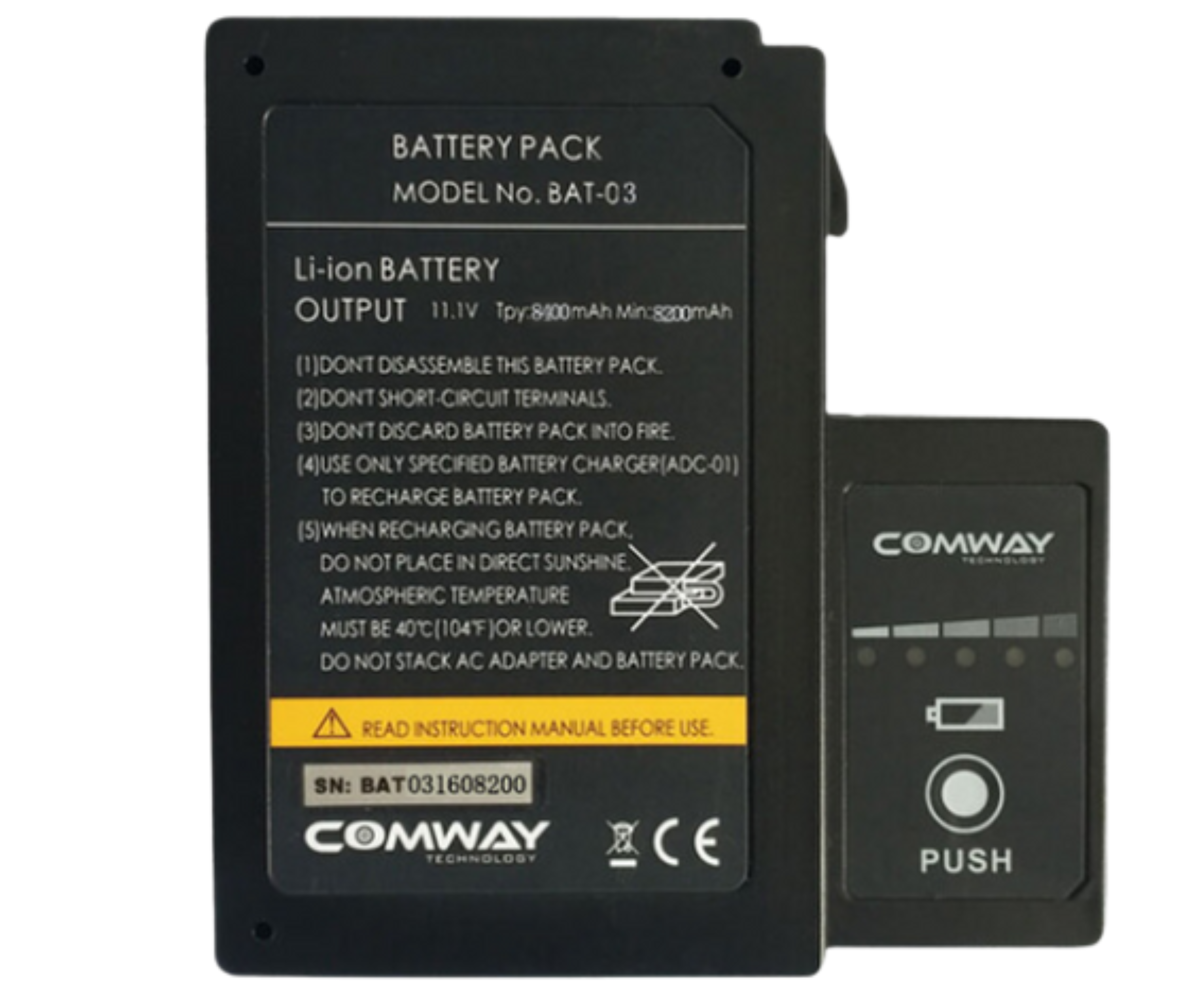 Battery of Comway C6S 89